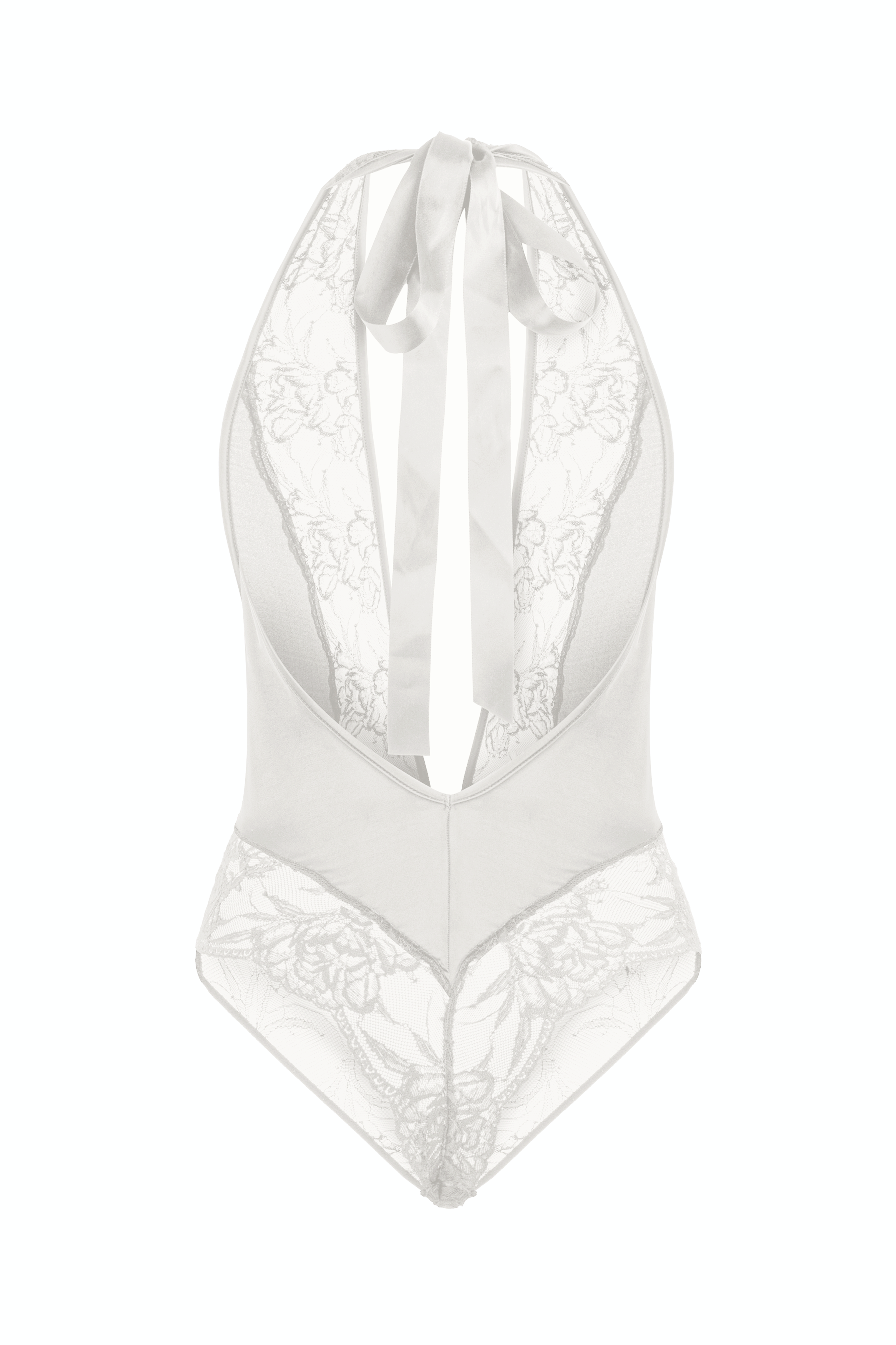 Noir Lace Bodysuit Lüks Dantel