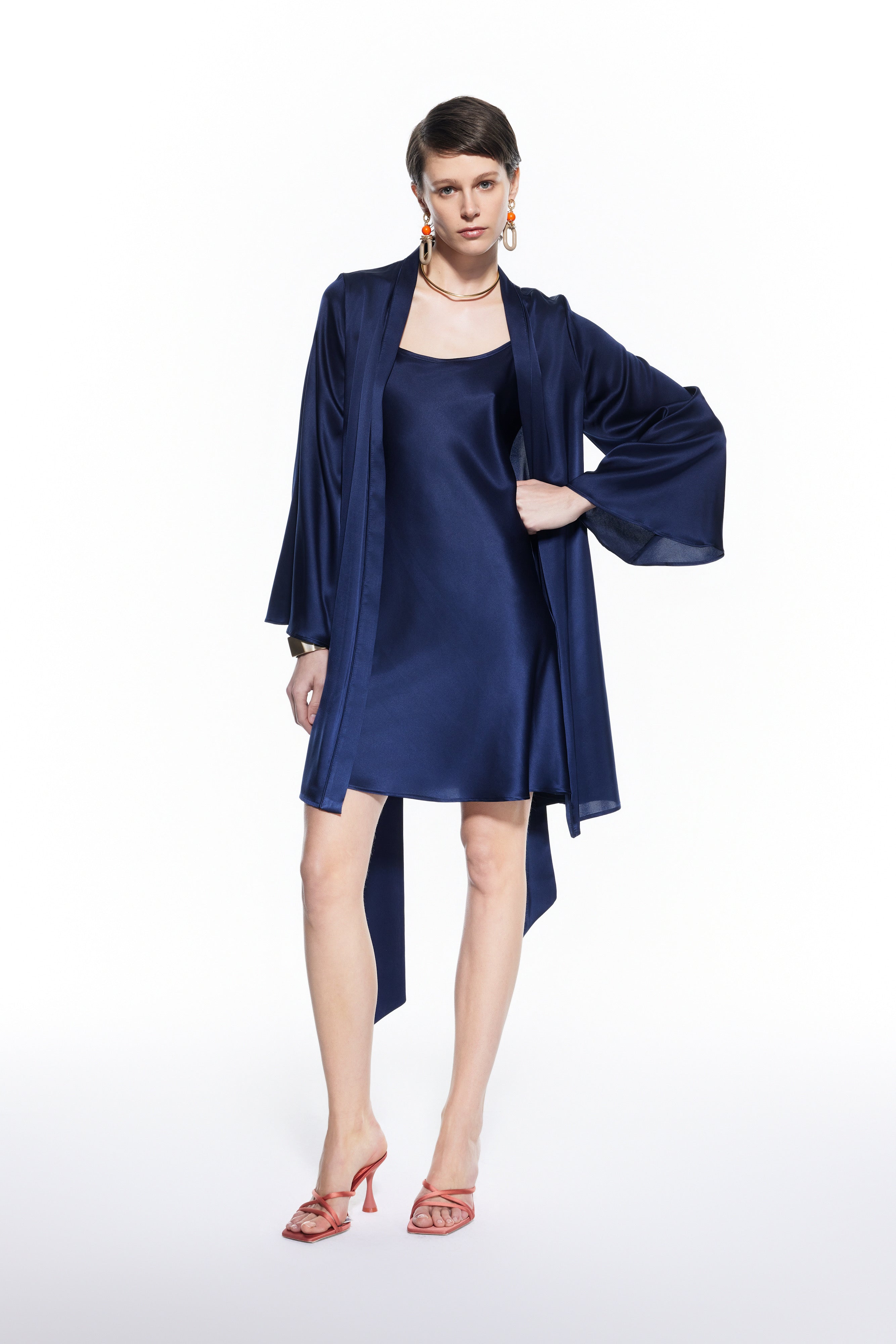 Anya Silk Robe.