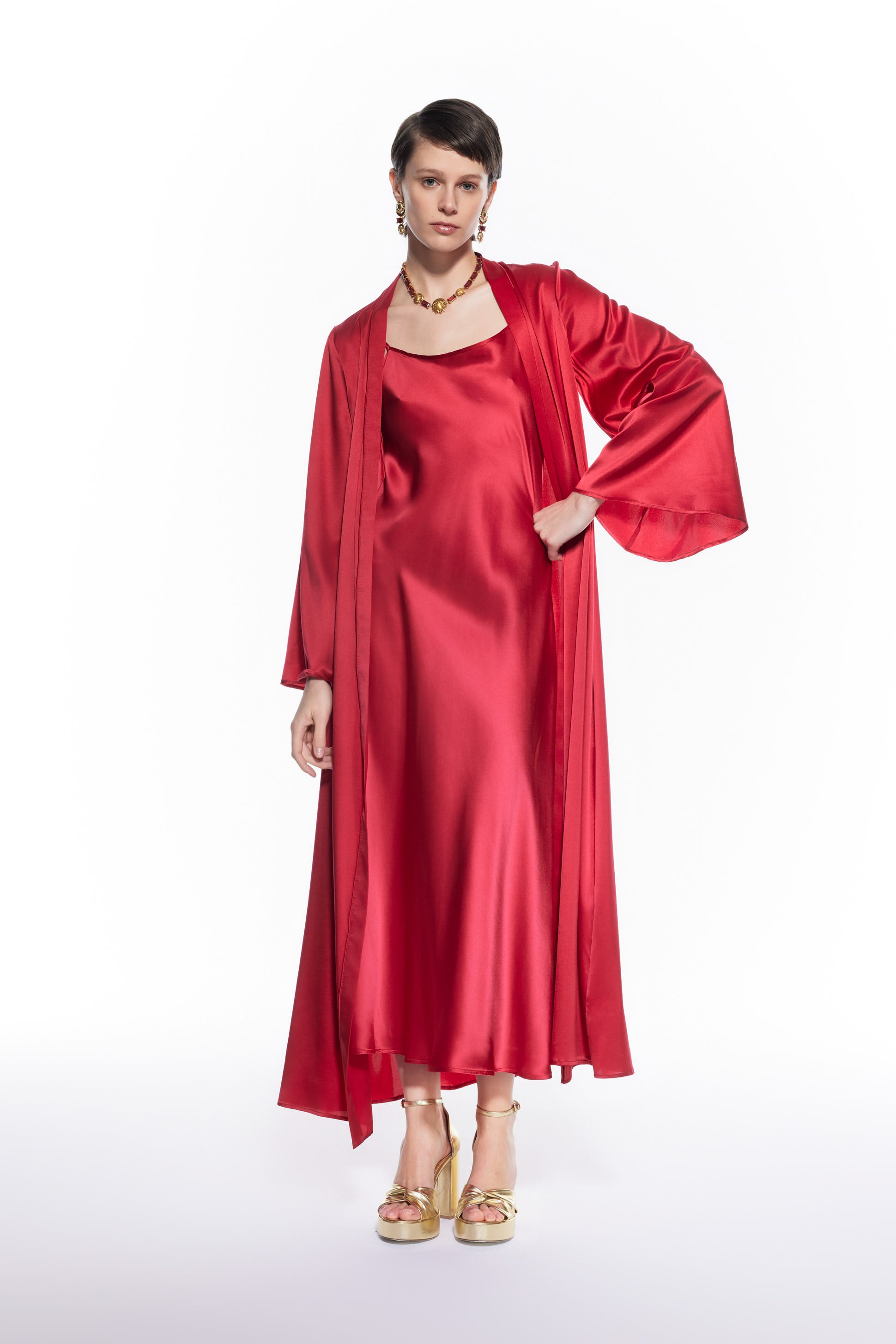 Dian Silk Robe.