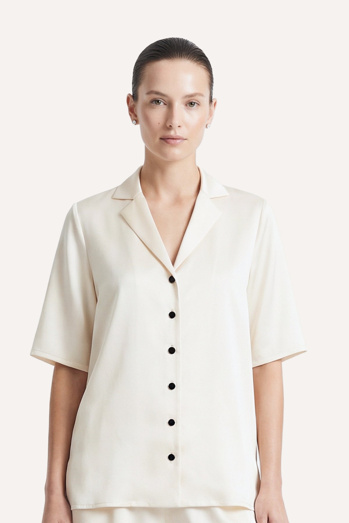 Obscura Silk Shirt Ecru
