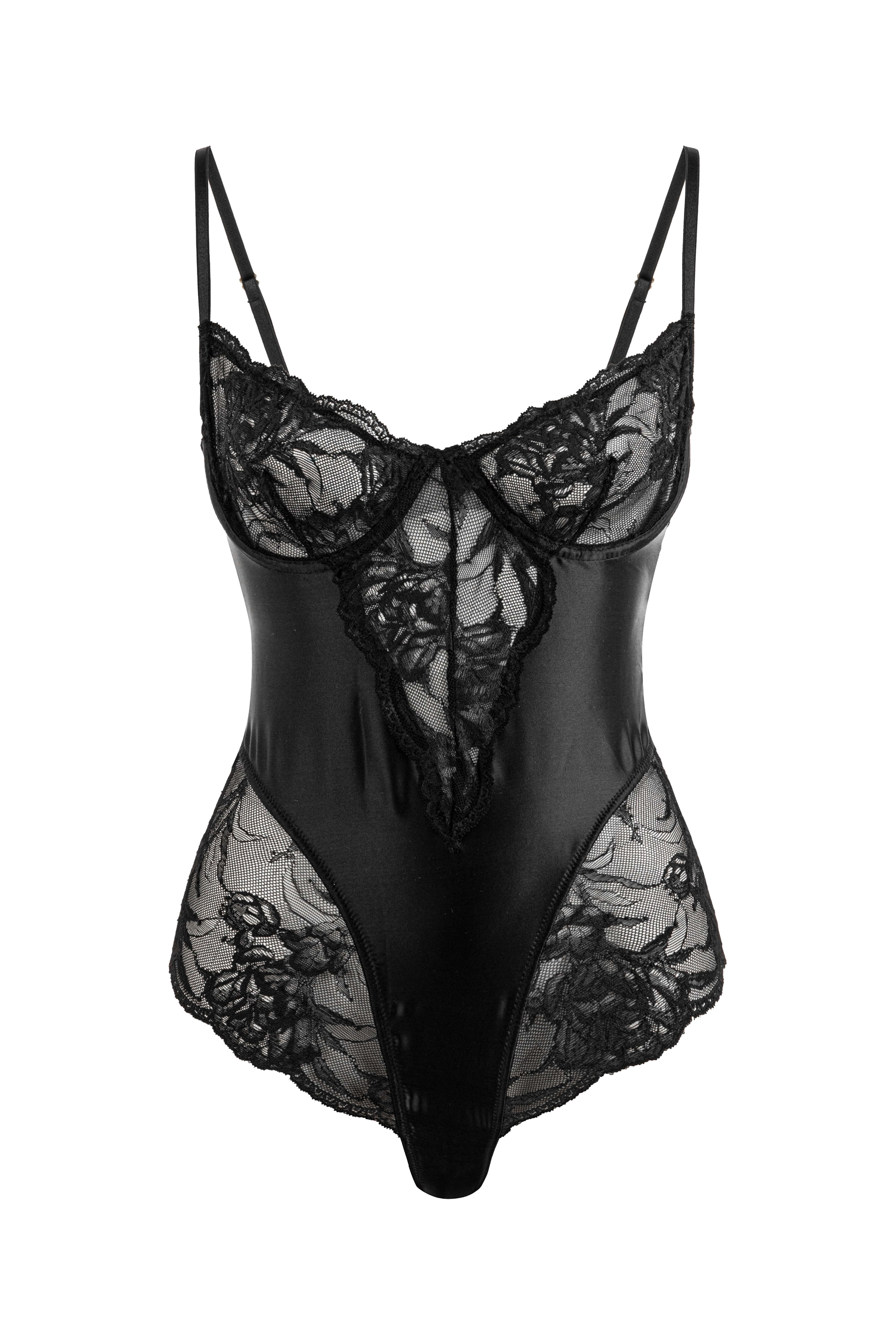 Eclipse Dantel Bodysuit Siyah
