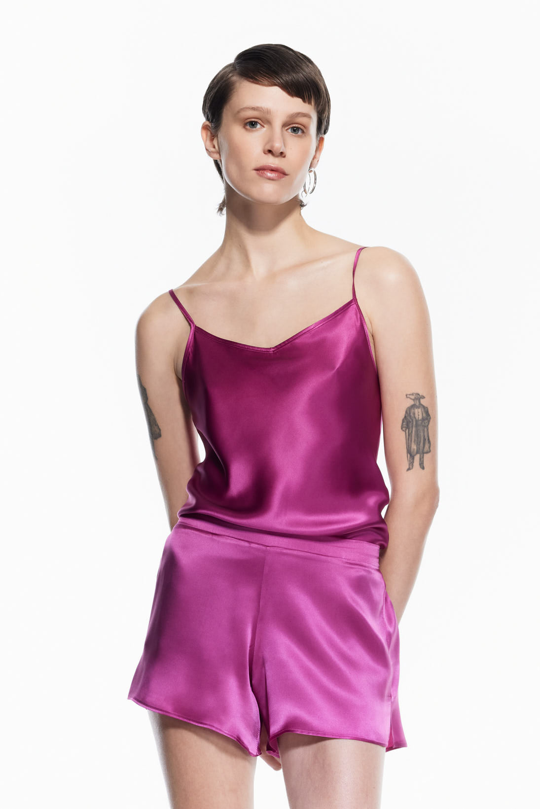 Luna Silk Halter Top.