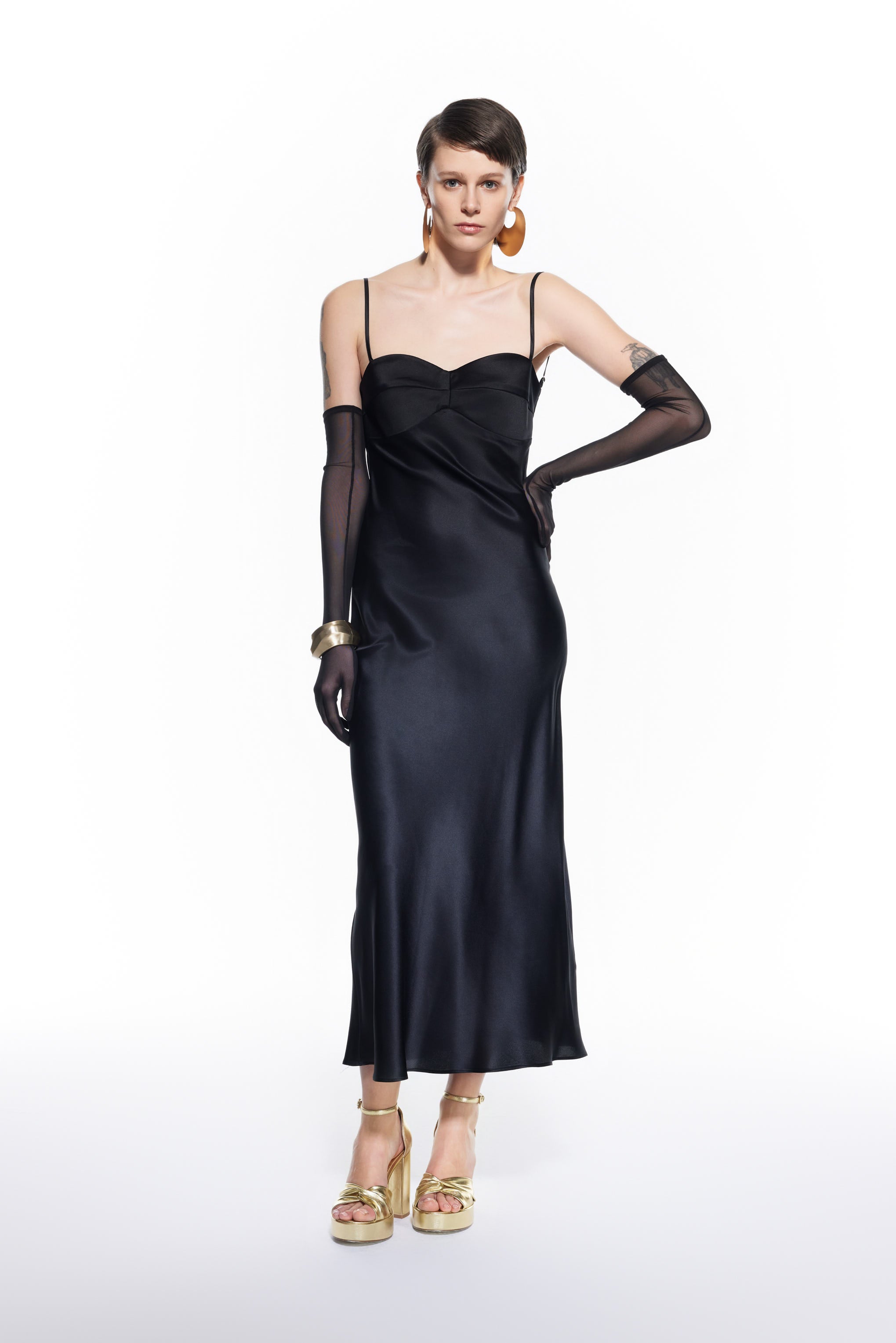 Tifata Silk Dress - Mers Silk