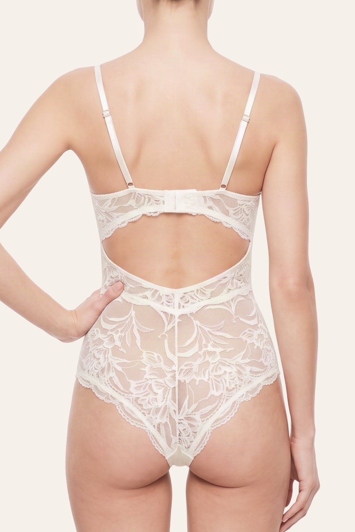 Eclipse Gelin Bodysuit Beyaz