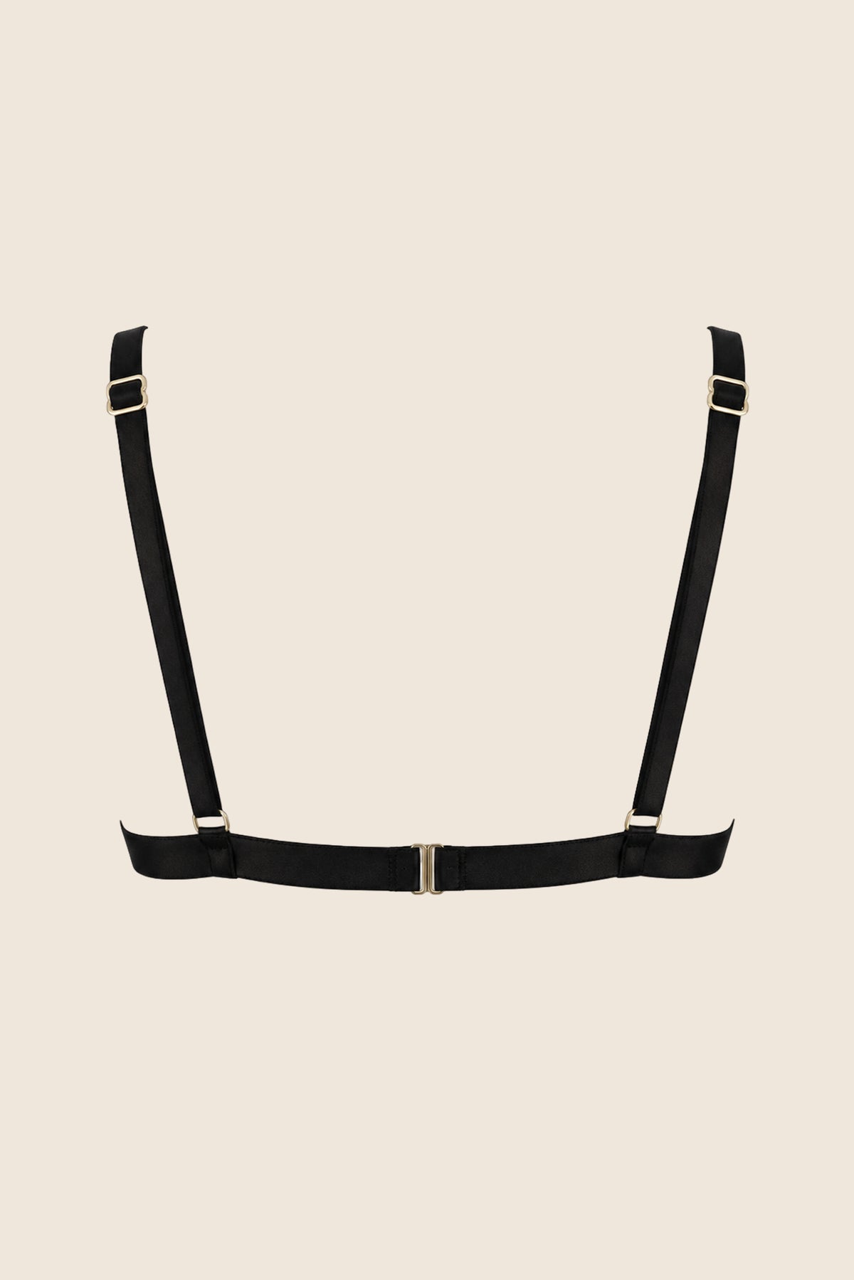 Elys Instinct Luxury Lace Triangle Bra Black