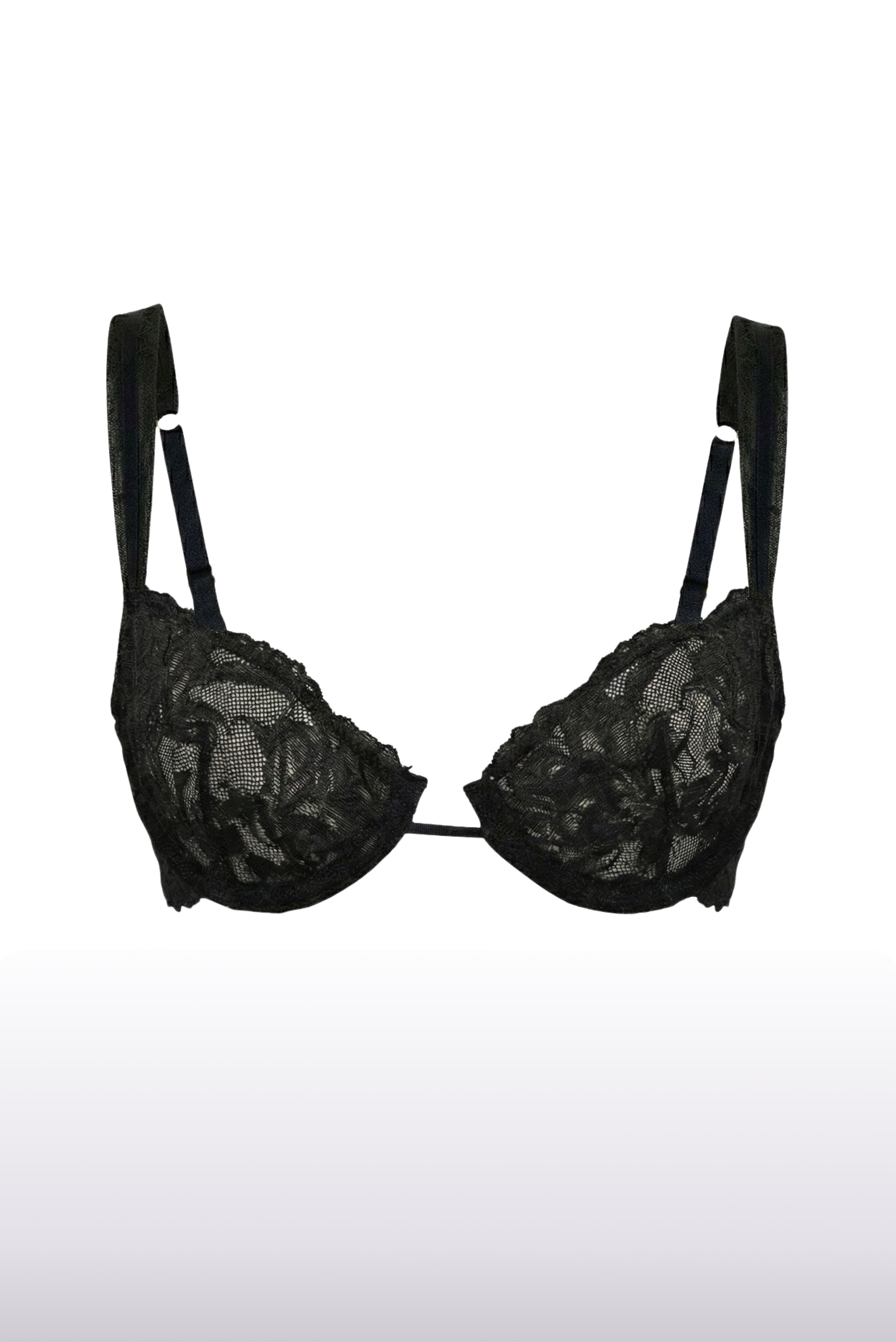 Valessia Luxury French Lace Bra Black