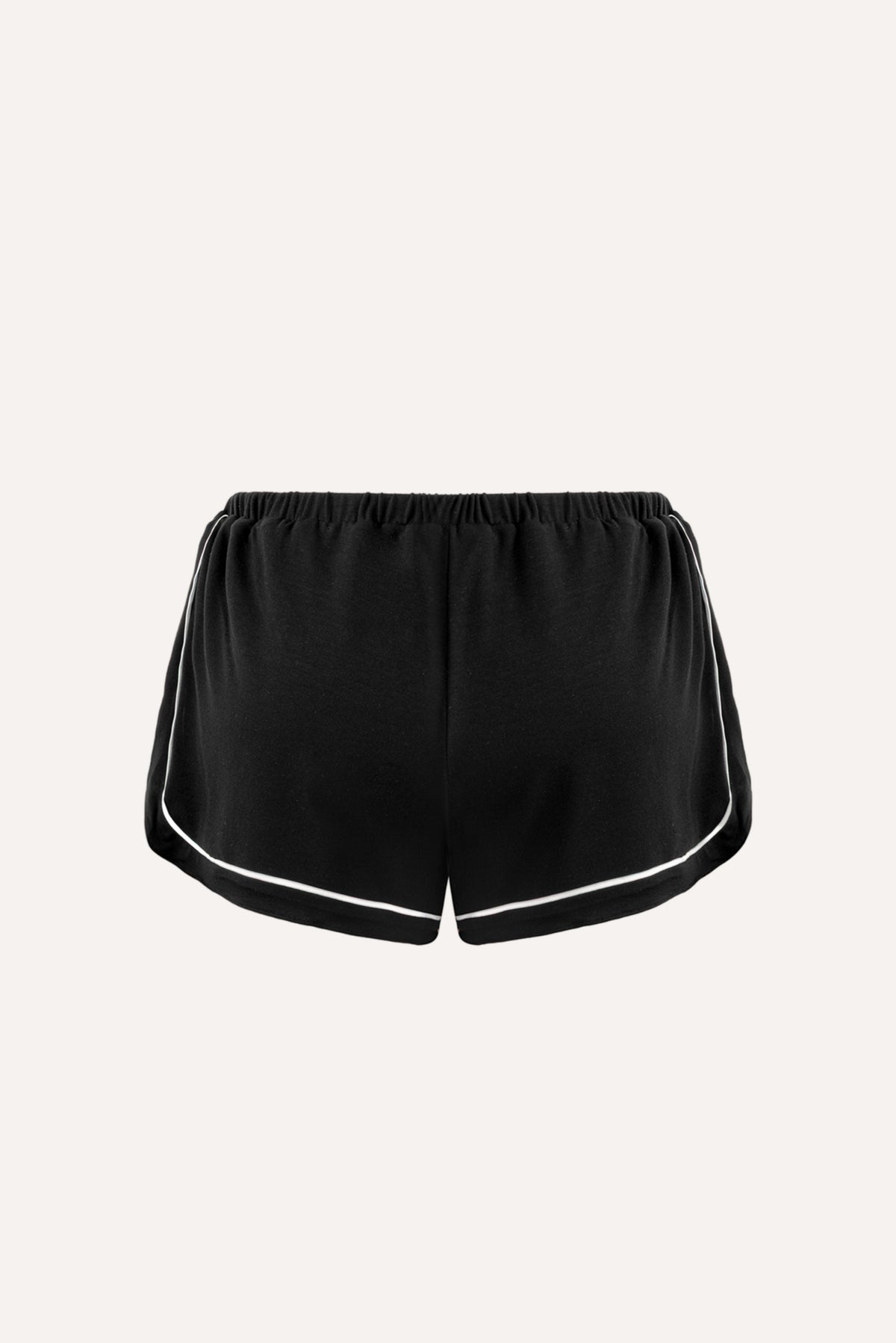 Modal Pajama Shorts Black