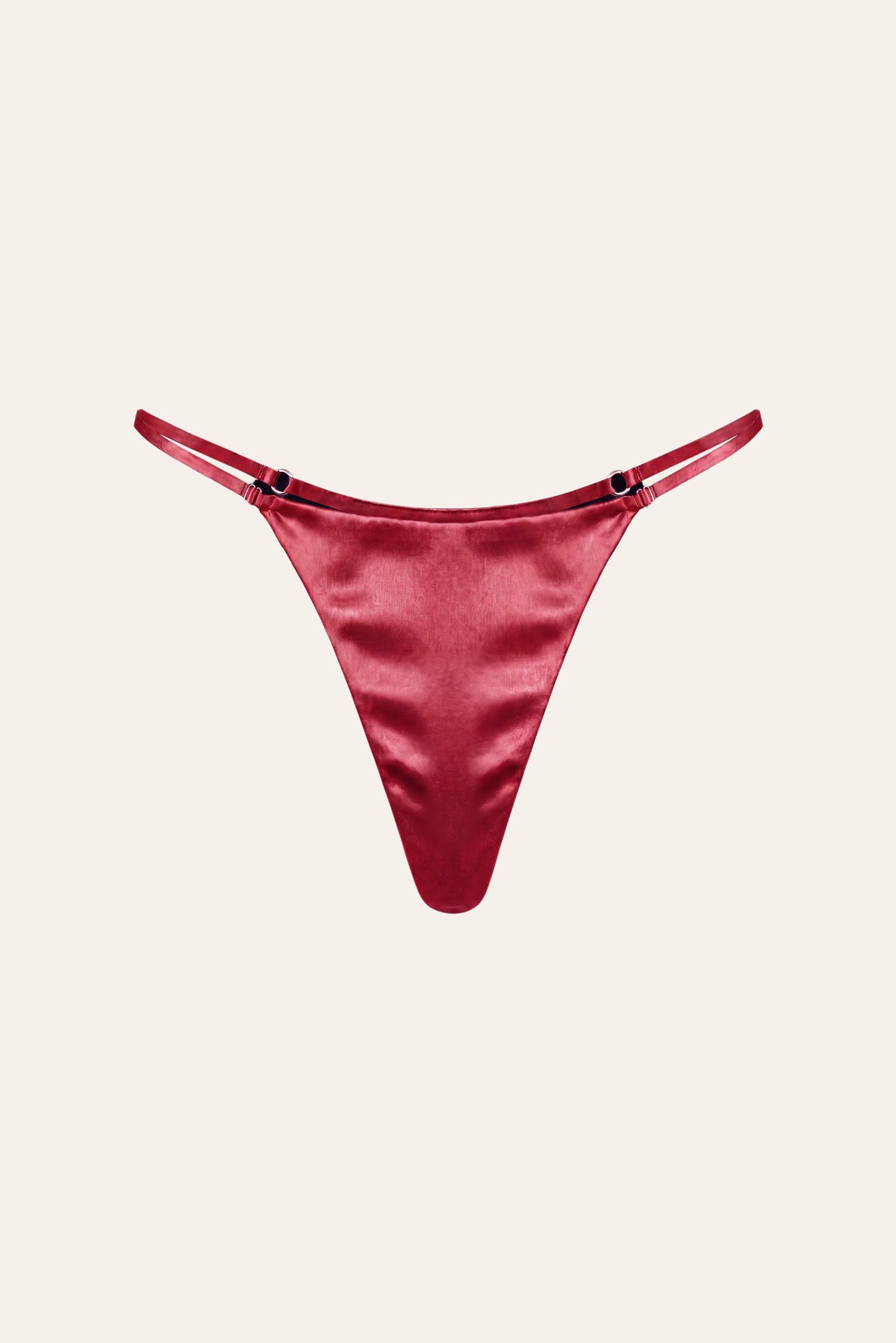 Triangle Kırmızı İpek Tanga
