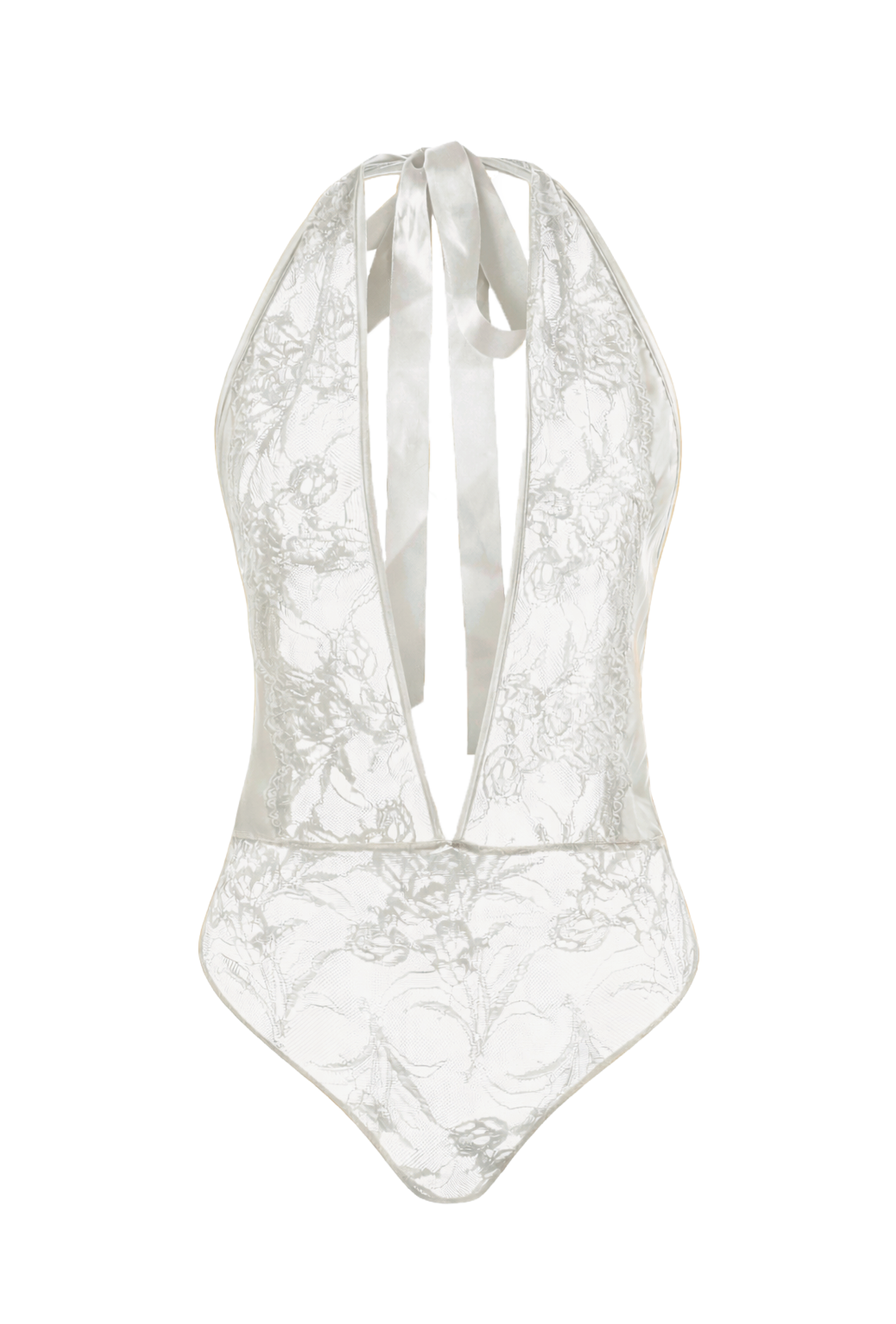 Noir Lace Bodysuit Lüks Dantel