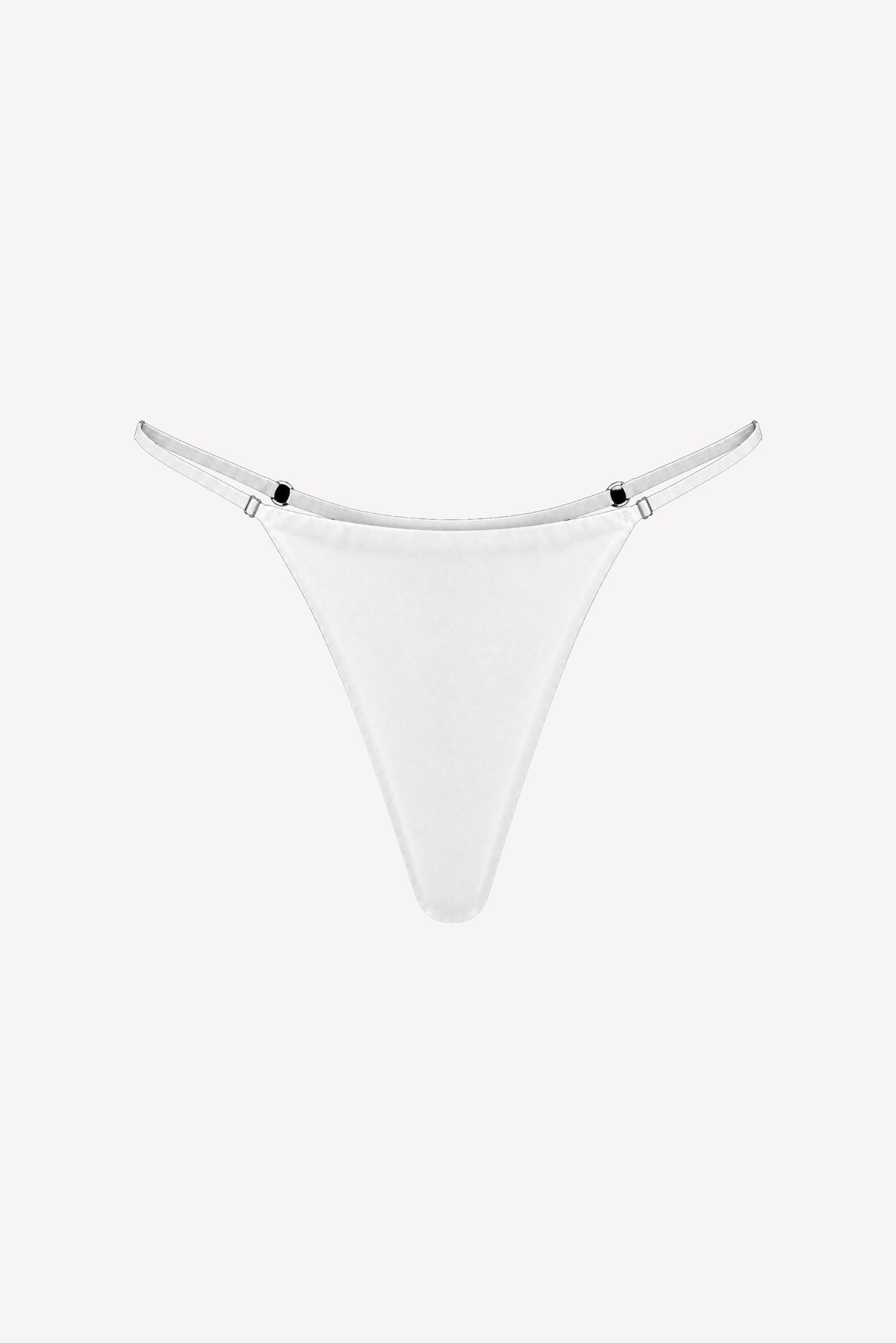 Triangle İpek Tanga Beyaz