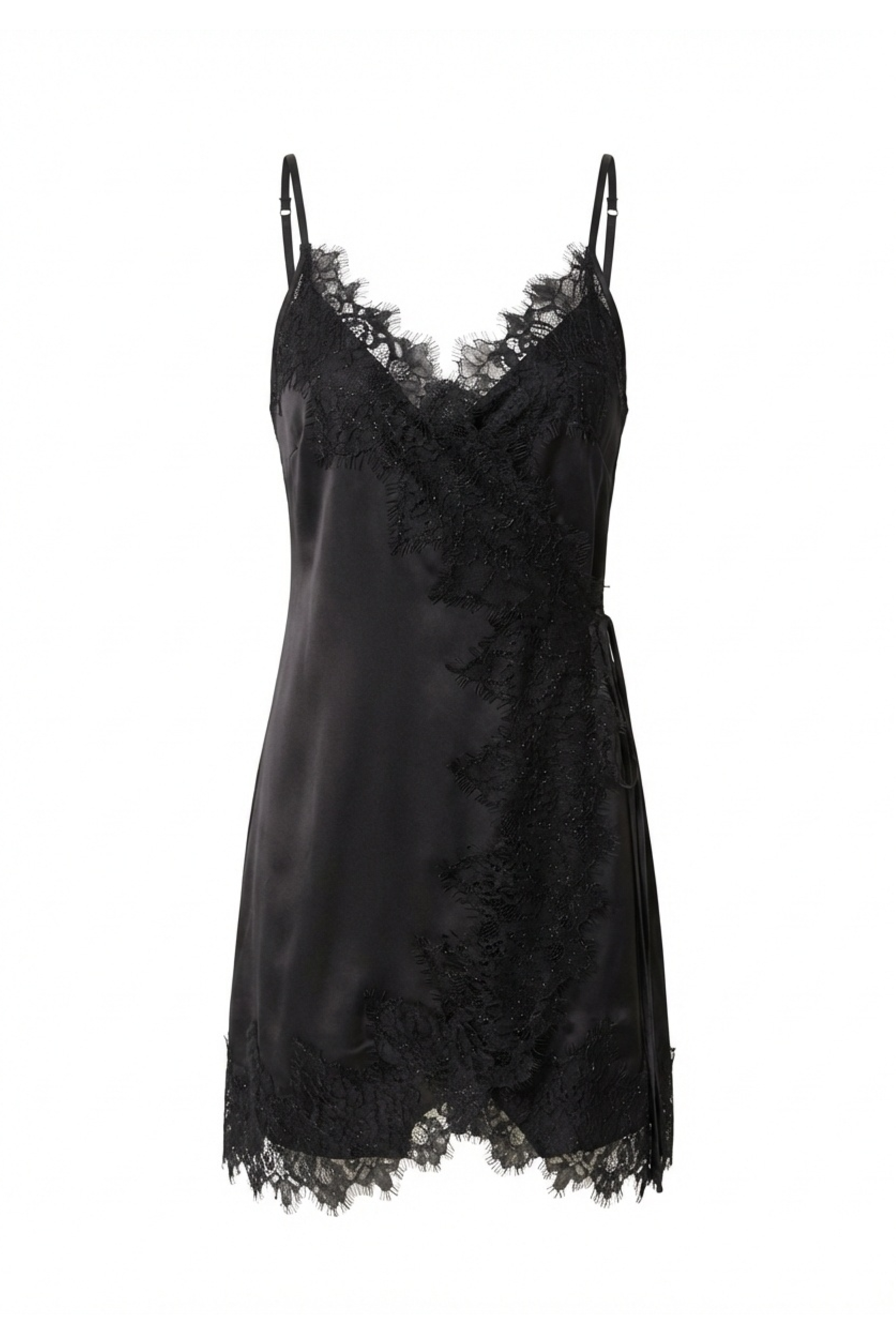 Velvet Night Silk Dress